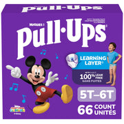 Pull-Ups Boys Potty Training Underwear, 5T-6T (46+ lbs), 66 Count