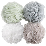 Btyms Mesh Bath Shower Puffs, 60 g, 4 Pack