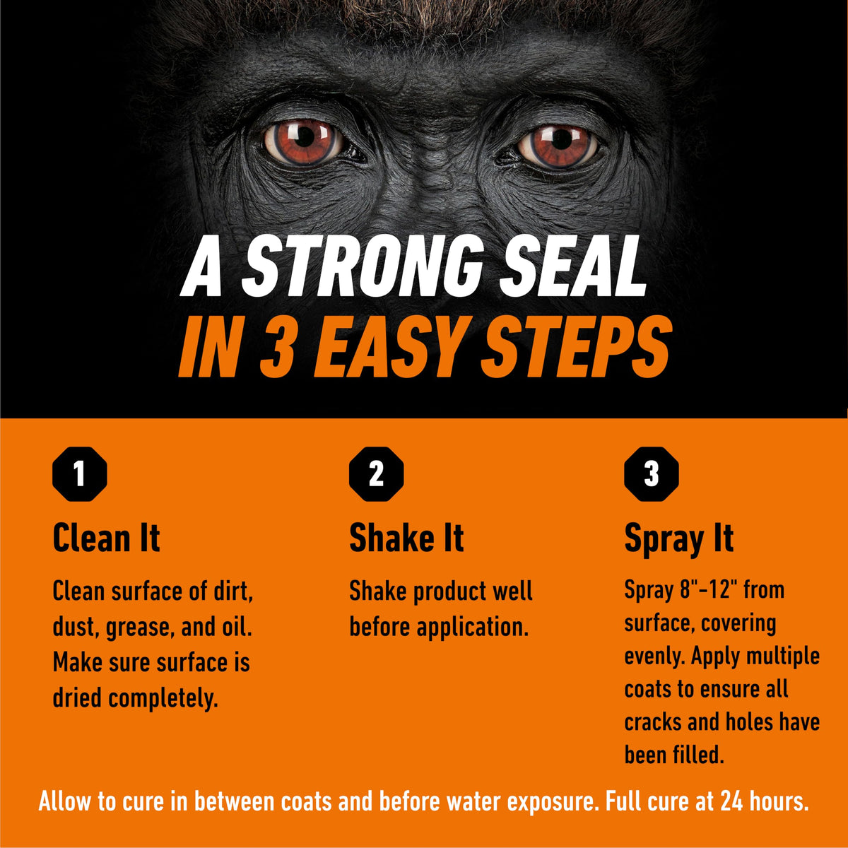 Gorilla Waterproof Patch & Seal Spray, Clear, 14oz/396g