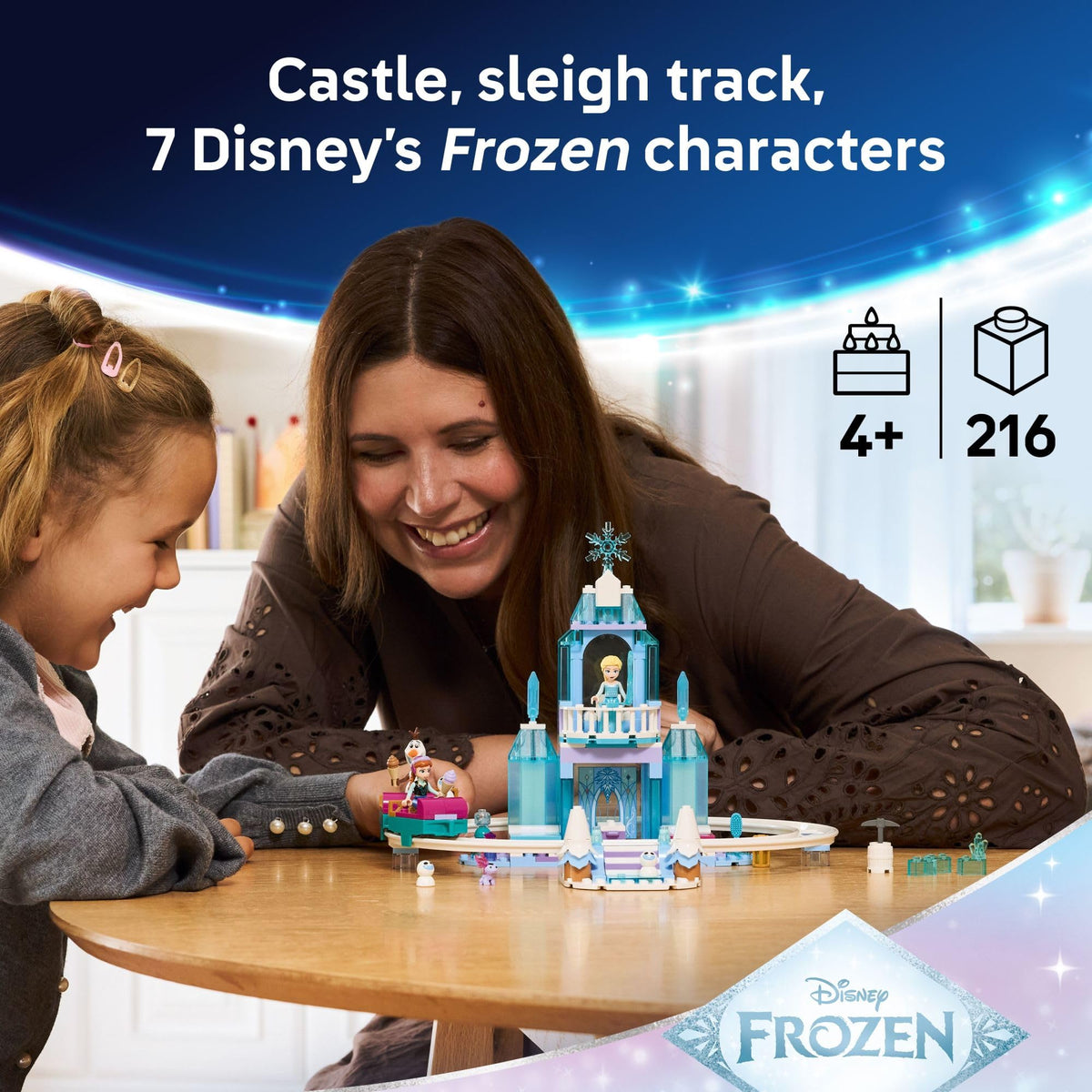 LEGO Disney Frozen Elsa's Ice Castle & Snow Ride Adventure, 43281