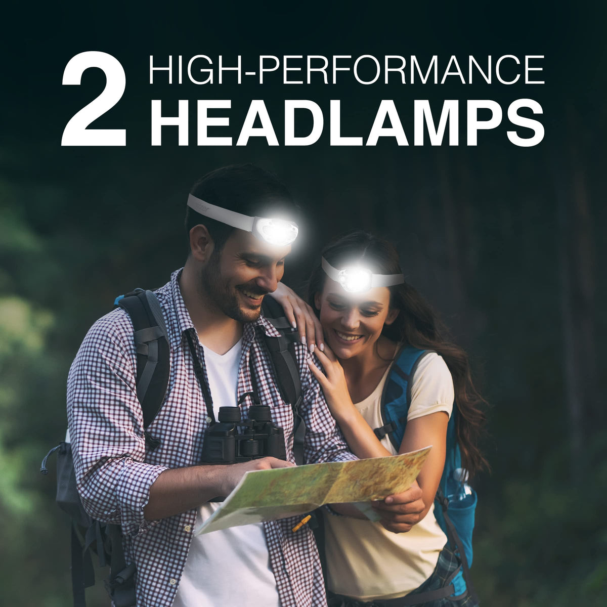 Energizer LED Headlamp PRO, IPX4 (2 Pack)