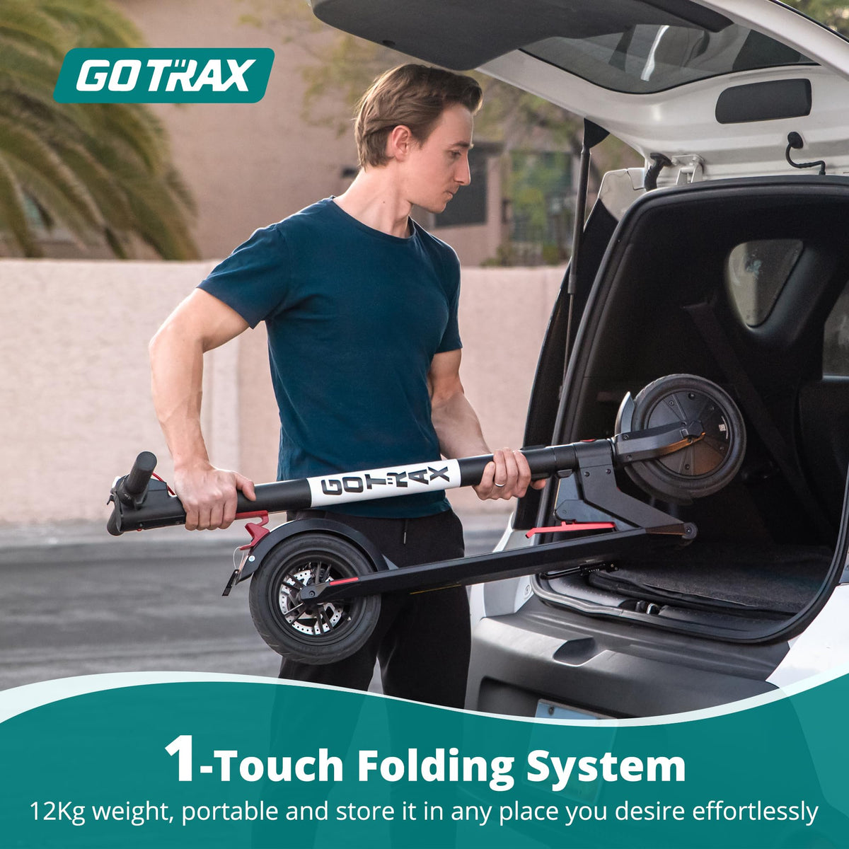 Gotrax Electric Scooter for Adults, 8.5" Tire, 25Km/h, 15Km Range