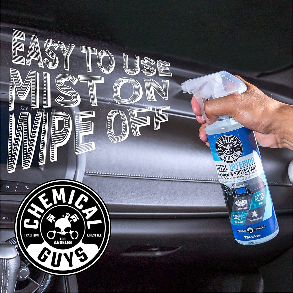 Chemical Guys Total Interior Cleaner and Protectant, 473 ml, 2 Pack