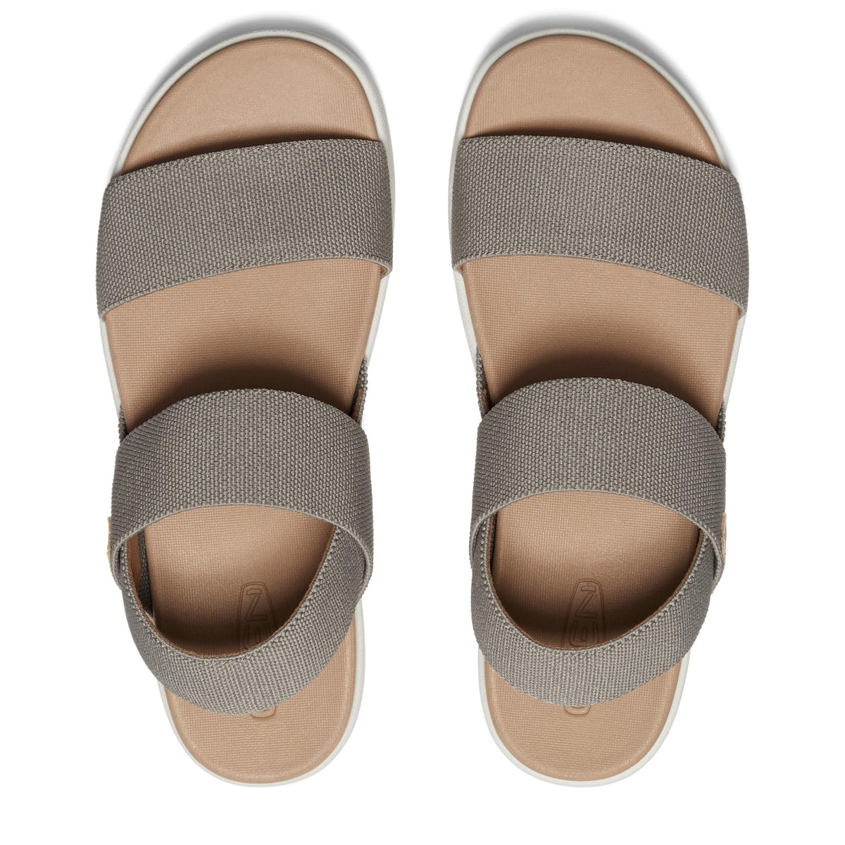KEEN Women's Elle Backstrap Platform Wedge Sandals, Brindle/Birch, 8