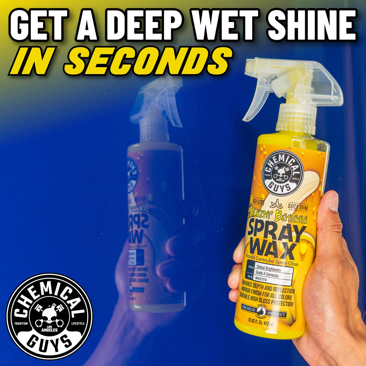 Chemical Guys Blazin' Banana Spray Wax, 473 ml