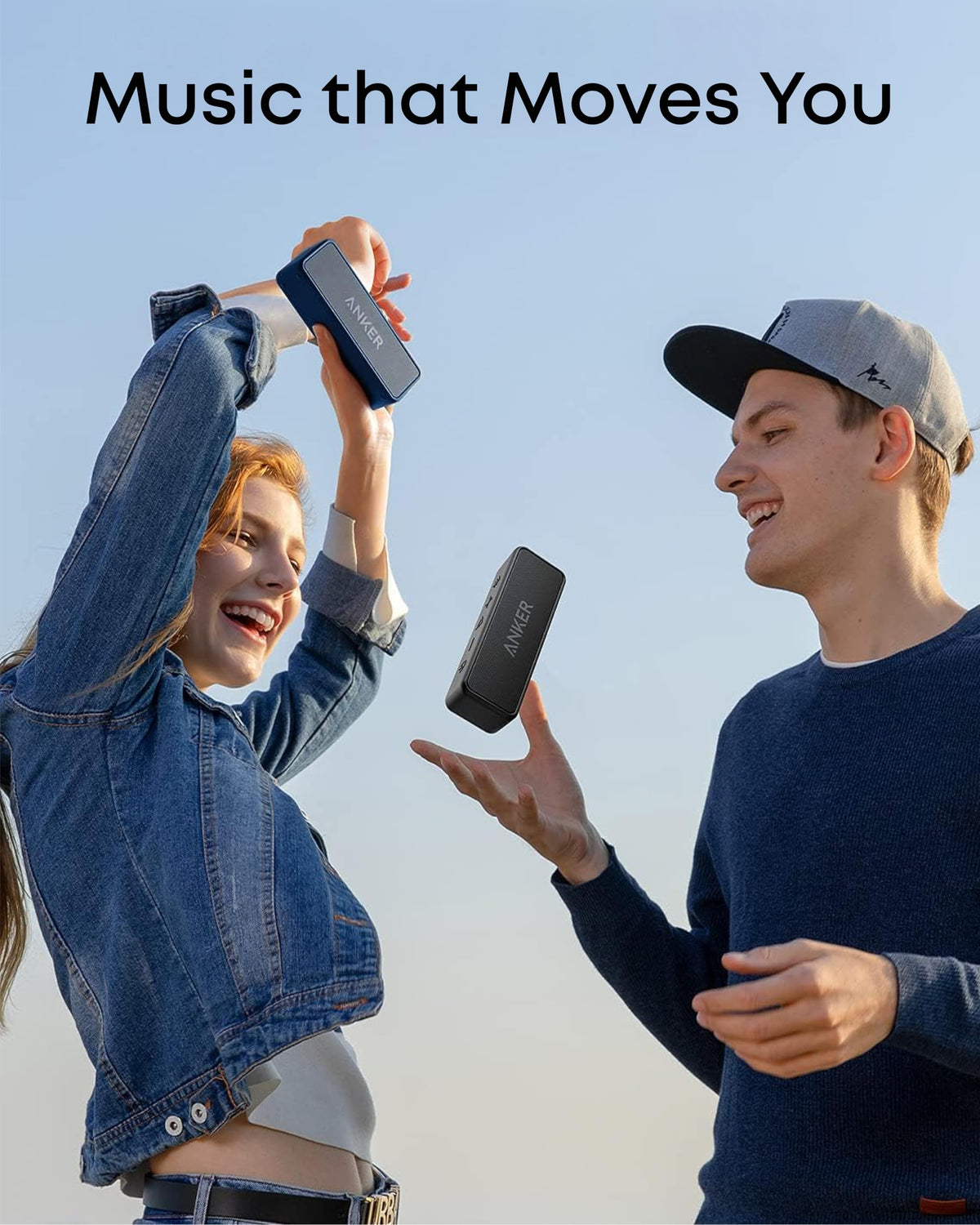 Anker Soundcore 2 Portable Bluetooth Speaker, Black
