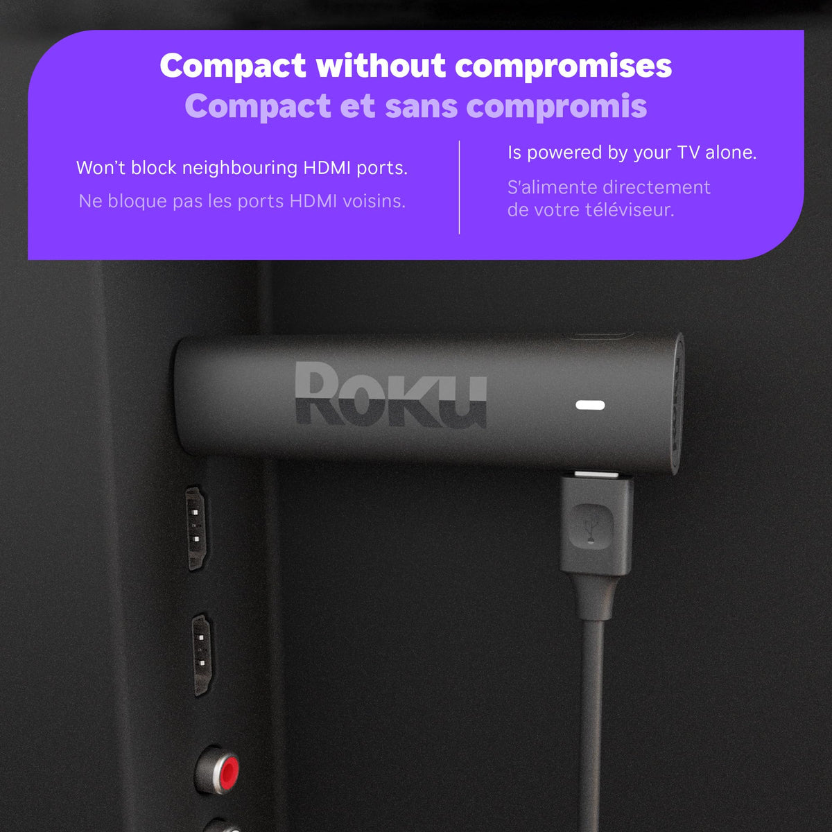 Roku Streaming Stick 4K 2022 with Voice Remote
