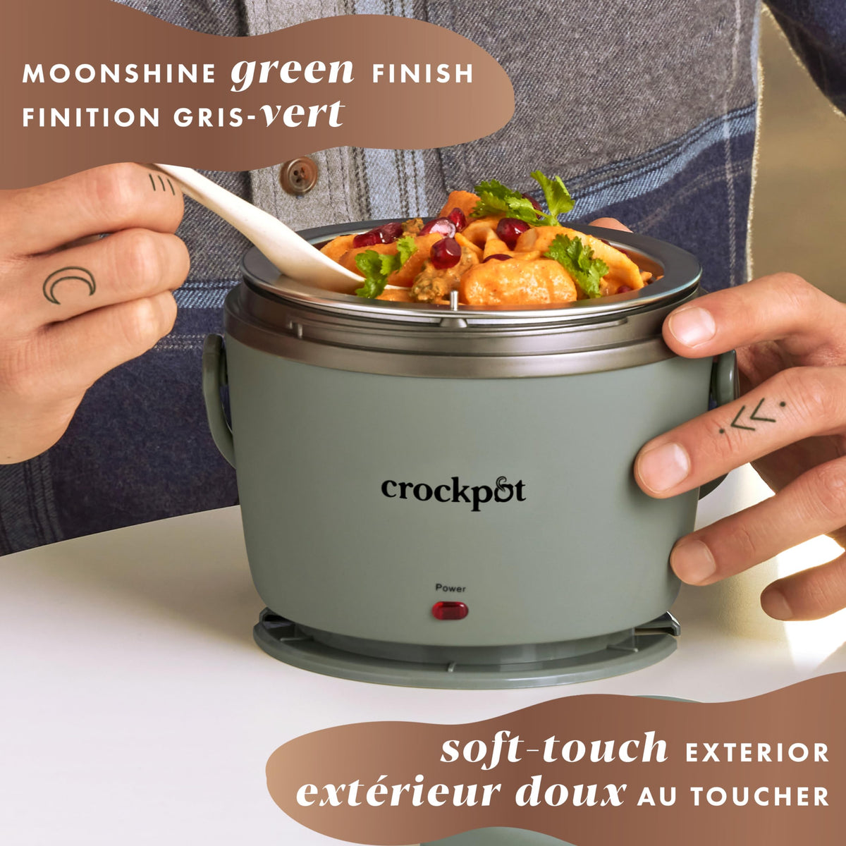 Crock-Pot Electric Lunch Box Food Warmer, 591 mL, Green