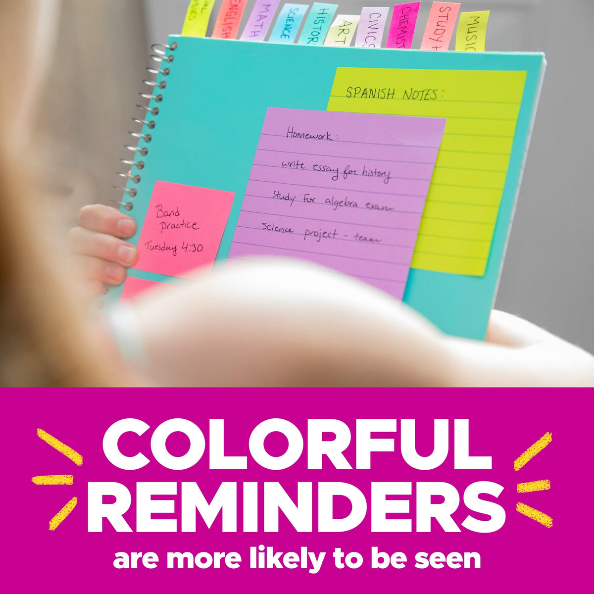 Post-it Pop-up Notes, 3 x 3 in, Poptimistic Collection, 6 Pads