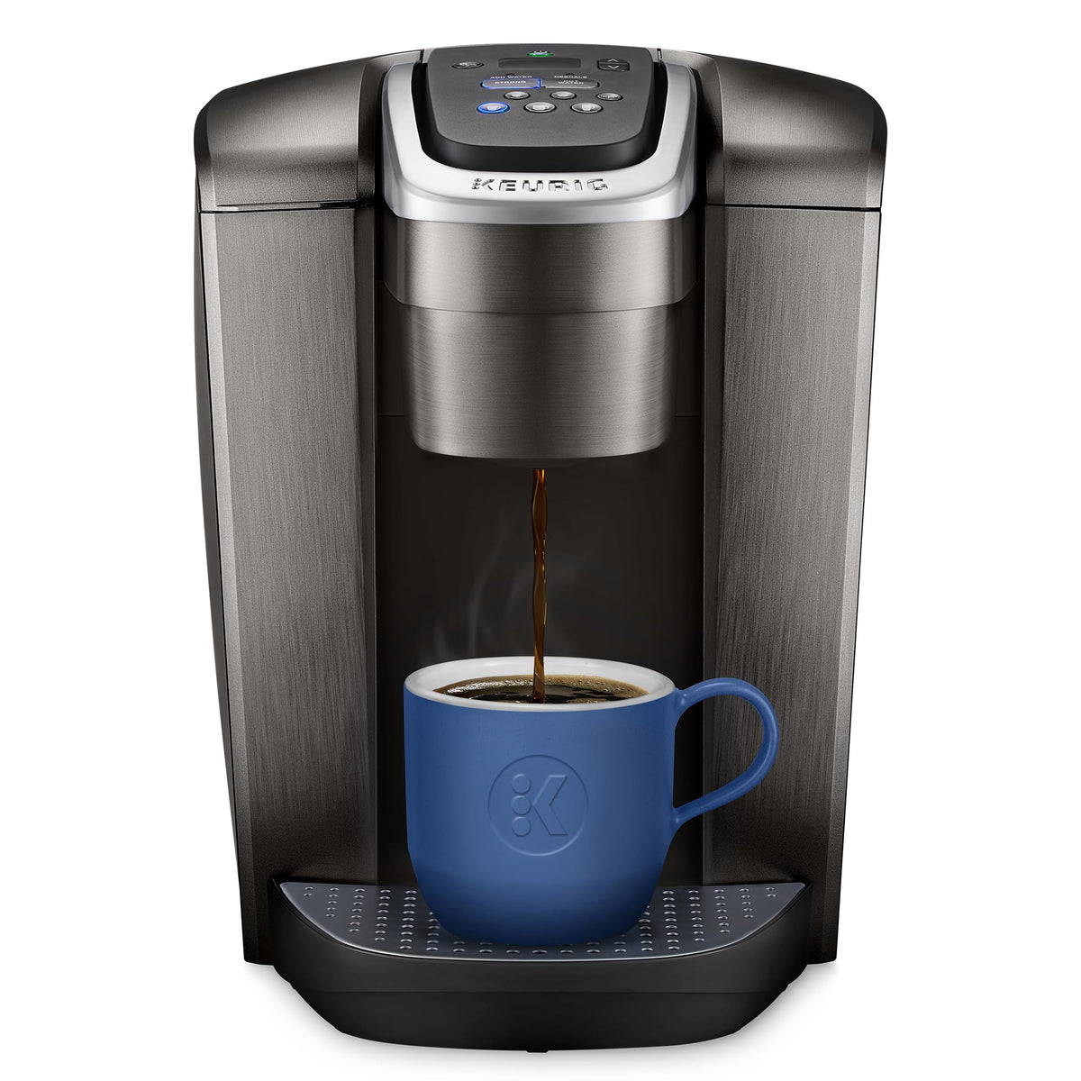 Keurig K-Elite Single Serve K-Cup Pod Coffee Maker, Brushed Slate