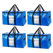 Taili Extra Large Moving Bags with Window, Blue, 4 Pack