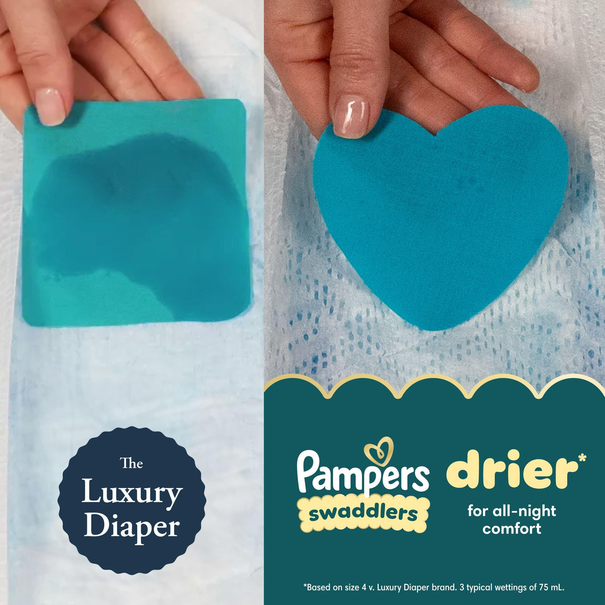 Pampers Swaddlers Diapers, Size 2, 186 Count