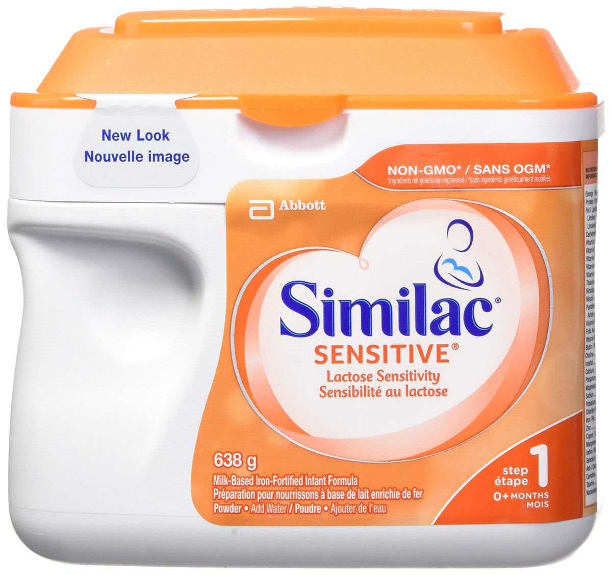 Similac Sensitive Lactose Sensitivity Baby Formula, 0+ Months, 638g