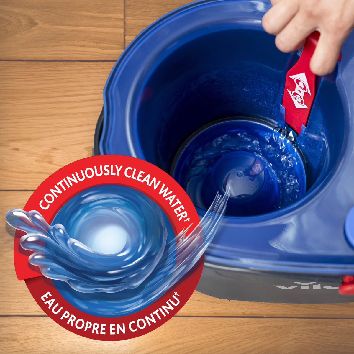 Vileda EasyWring RinseClean Spin Mop and Bucket System