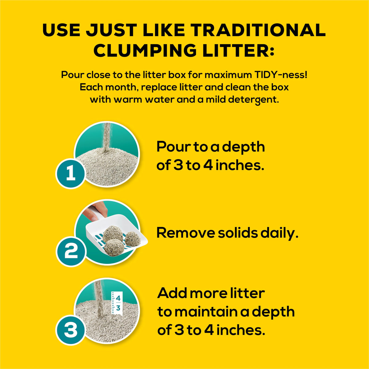 Tidy Cats Free & Clean Lightweight Unscented Cat Litter, 5.44 kg