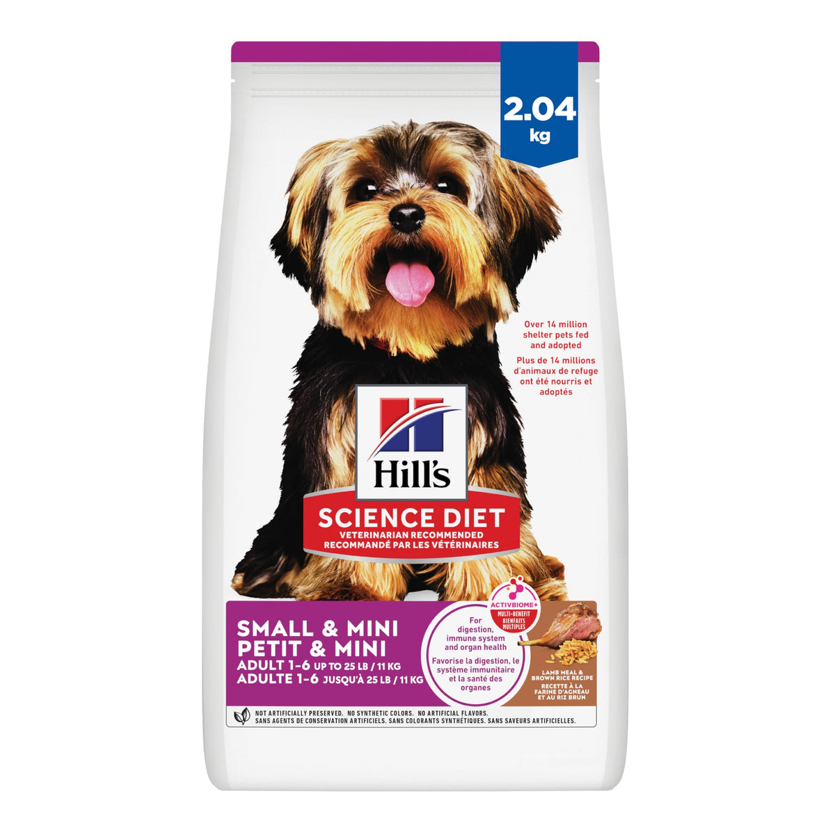 Hill's Science Diet Small & Mini Lamb & Brown Rice Dog Food, 2.04 kg