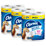 Charmin Ultra Soft Toilet Paper, 18 Mega Rolls