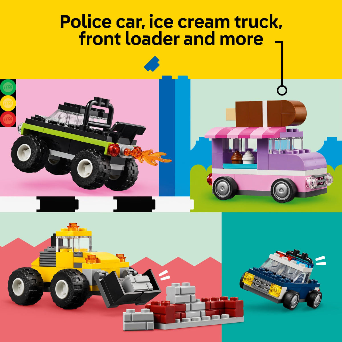 LEGO Classic Creative Vehicles Building Kit, 11036