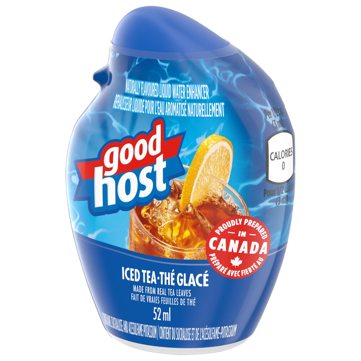 Goodhost Iced Tea Liquid Water Enhancer, 744 g, 12 Bottles
