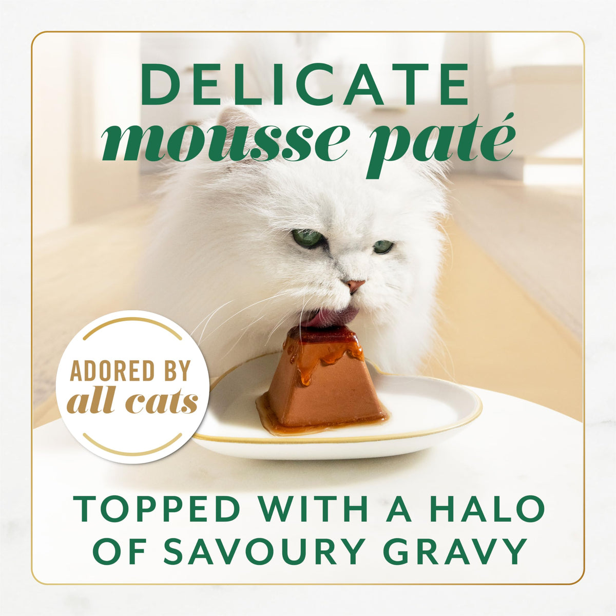 Fancy Feast Gems Mousse Pâté Chicken Wet Cat Food, 57g, 2 Pack x 8