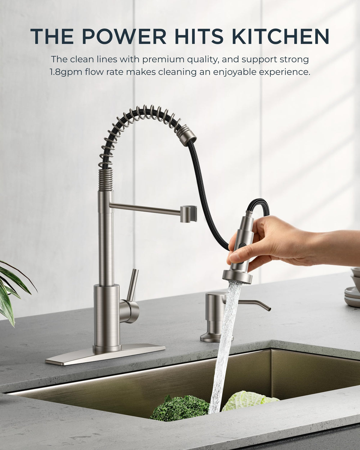 FORIOUS Kitchen Faucets