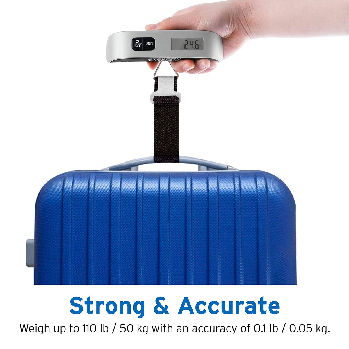 Etekcity Digital Hanging Luggage Scale, 110 lb