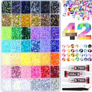 Jelly Rhinestones Bedazzling Kit, 42 Colors, 32000 Pieces, 3 mm