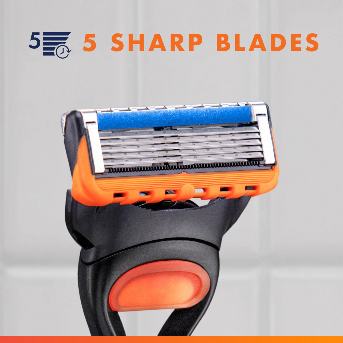 Gillette Fusion5 Razor, 1 Handle + 4 Refills