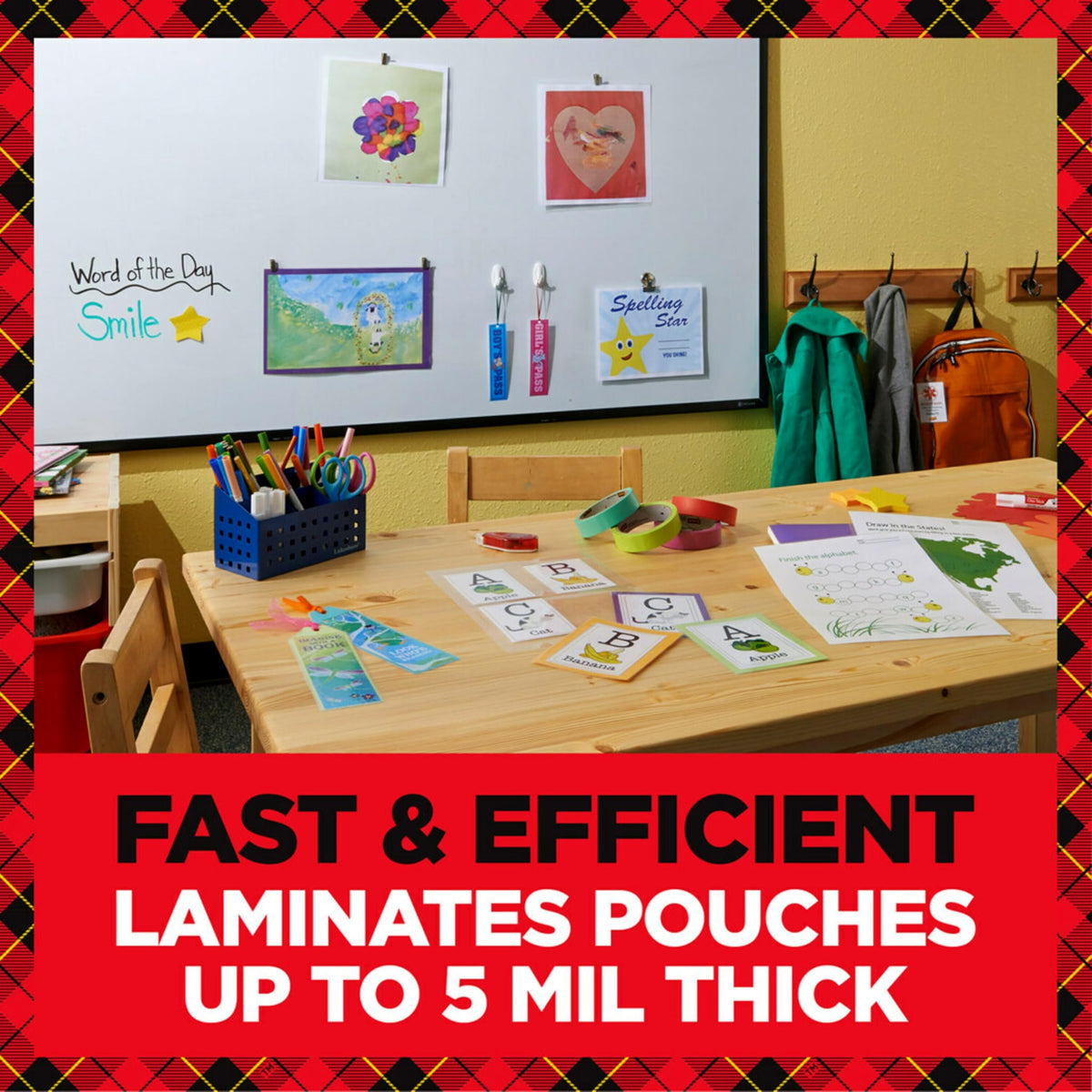 Scotch Thermal Laminating Pouches, 8.97 x 11.45 in, 5-Mil, 50 Pouches