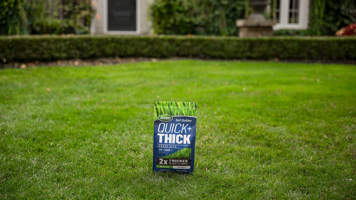 Scotts Turf Builder Quick + Thick Grass Seed, Sun and Shade, 1.2 kg