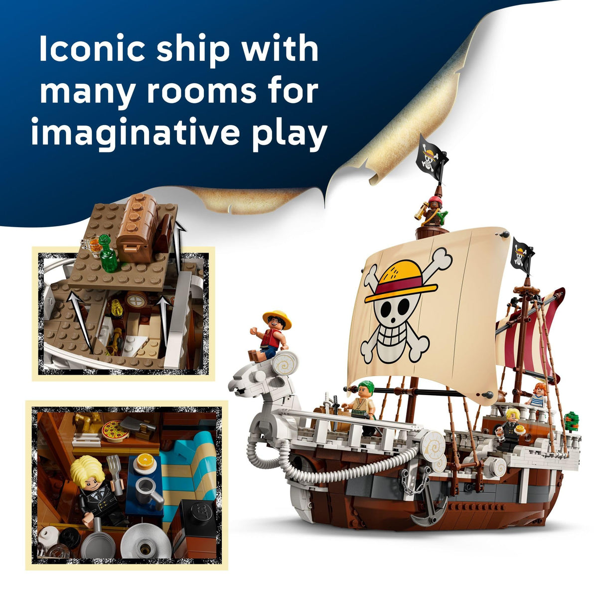 LEGO ONE PIECE The Going Merry Pirate Ship Building Set (75639)