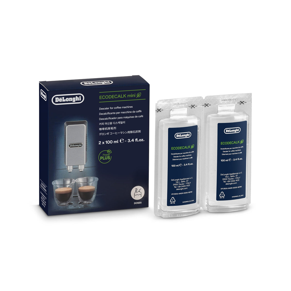 De'Longhi EcoDescaler Mini, 2 x 100 mL