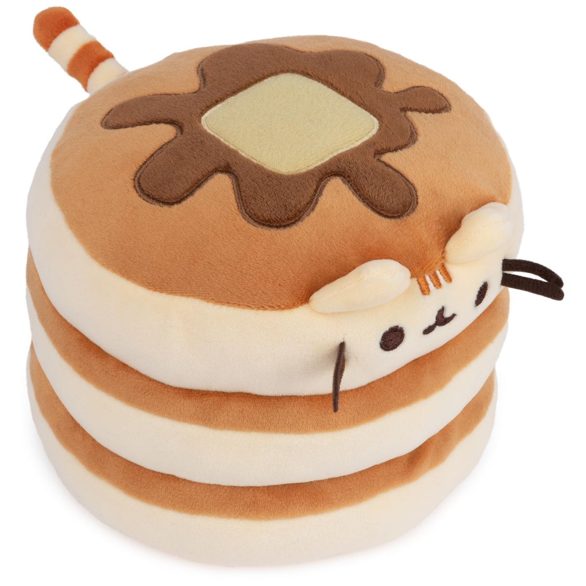 GUND Pusheen Pancake Squisheen Plush, Brown, 6 in