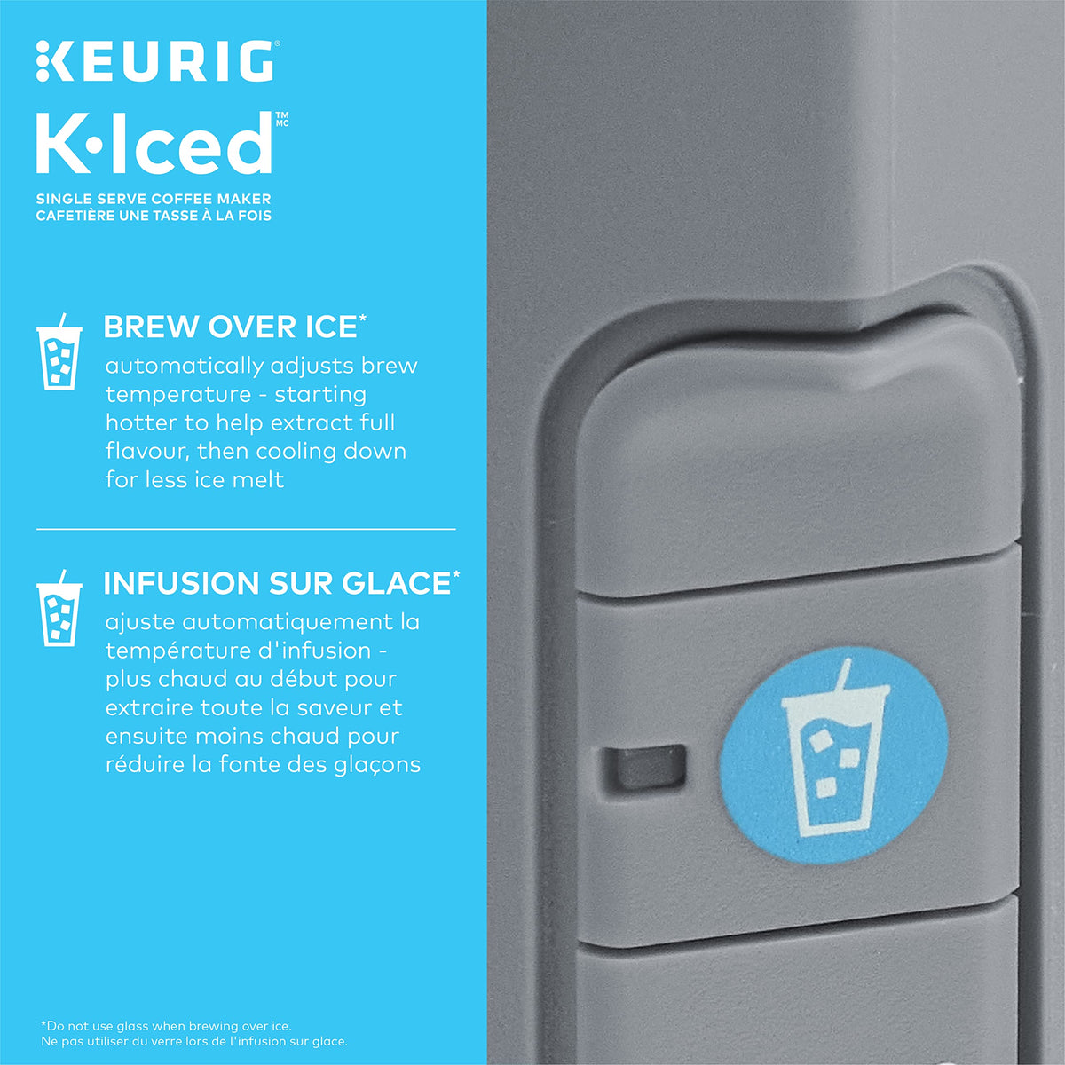 Keurig K-Iced Single Serve Coffee Maker, Grey