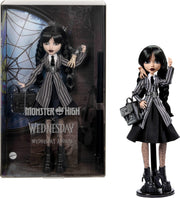Monster High Wednesday Doll With Accessories, Nevermore Uniform