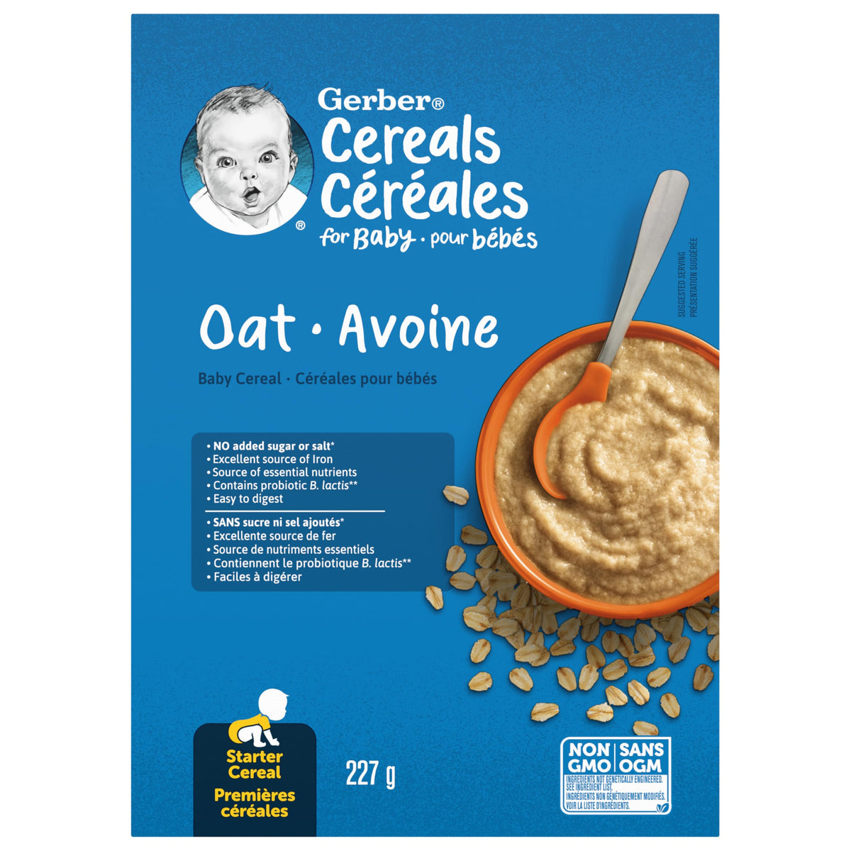 Gerber Oat Baby Cereal, 6 Boxes, 1.4 kg