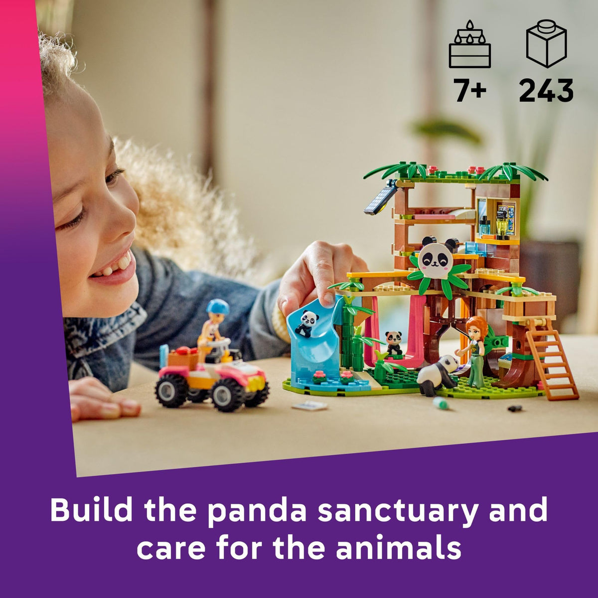 LEGO Friends Panda Sanctuary Building Set 42648