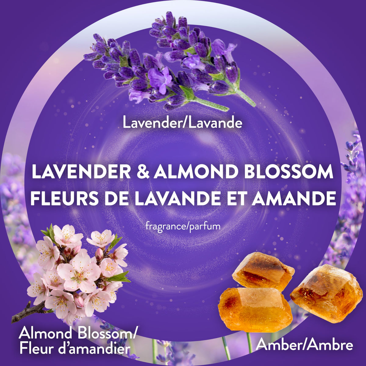 Air Wick Essential Mist Refill, Lavender and Almond Blossom, 3 Count