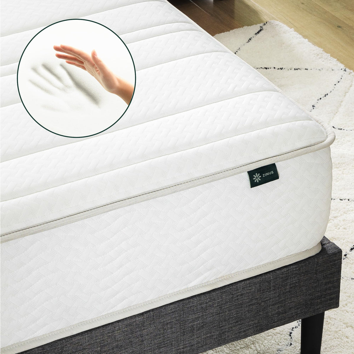 Zinus 6" Foam and Spring Hybrid Mattress, Full