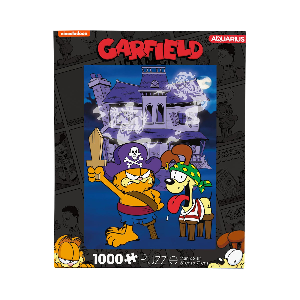 Aquarius Garfield Halloween Jigsaw Puzzle, 1000 Piece, 20x28 Inches