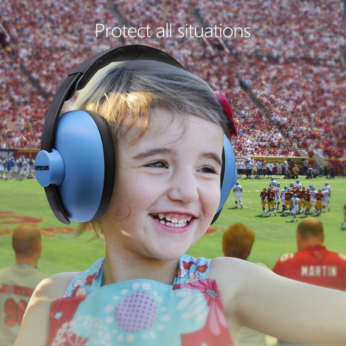 BBTKCARE Baby Ear Protection Headphones, 3 Months-3 Years, Blue
