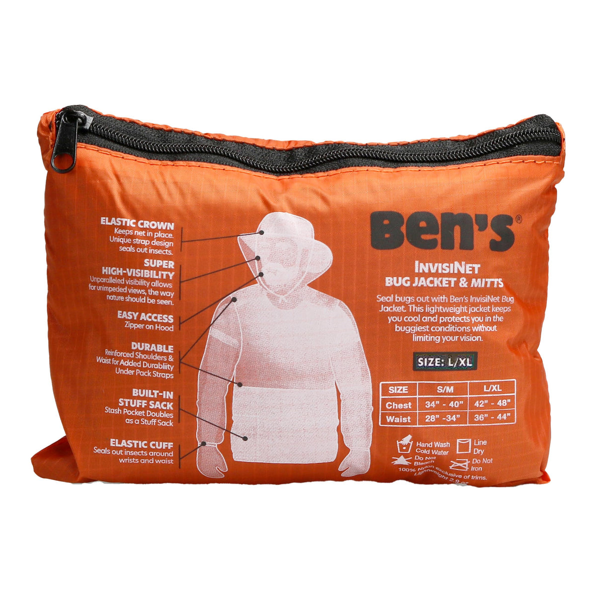 Ben's InvisiNet Bug Jacket, L/XL (0006-7221)