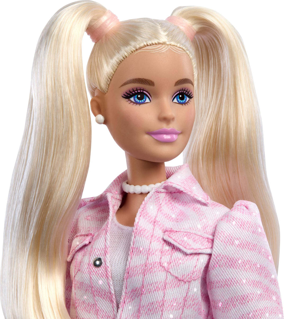 Barbie Deluxe Style Doll #9, Blonde Hair, Pink Denim Outfit