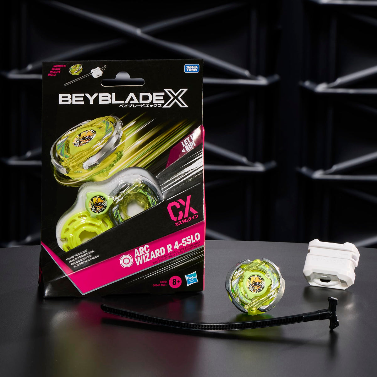 Beyblade X Arc Wizard R 4-55LO CX Starter Pack Set, Ages 8+