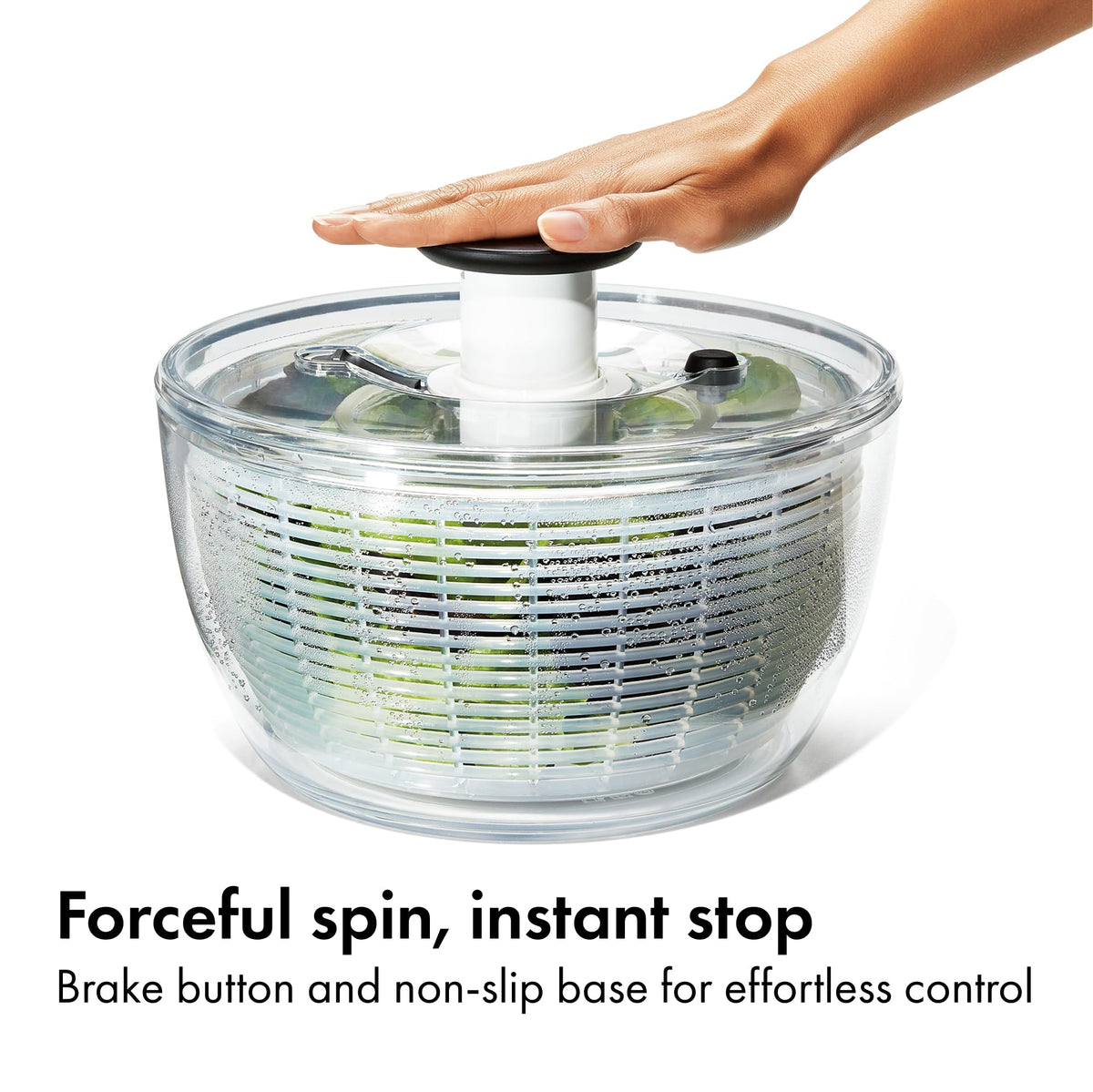 OXO Good Grips Salad Spinner, 10.25 in, Clear