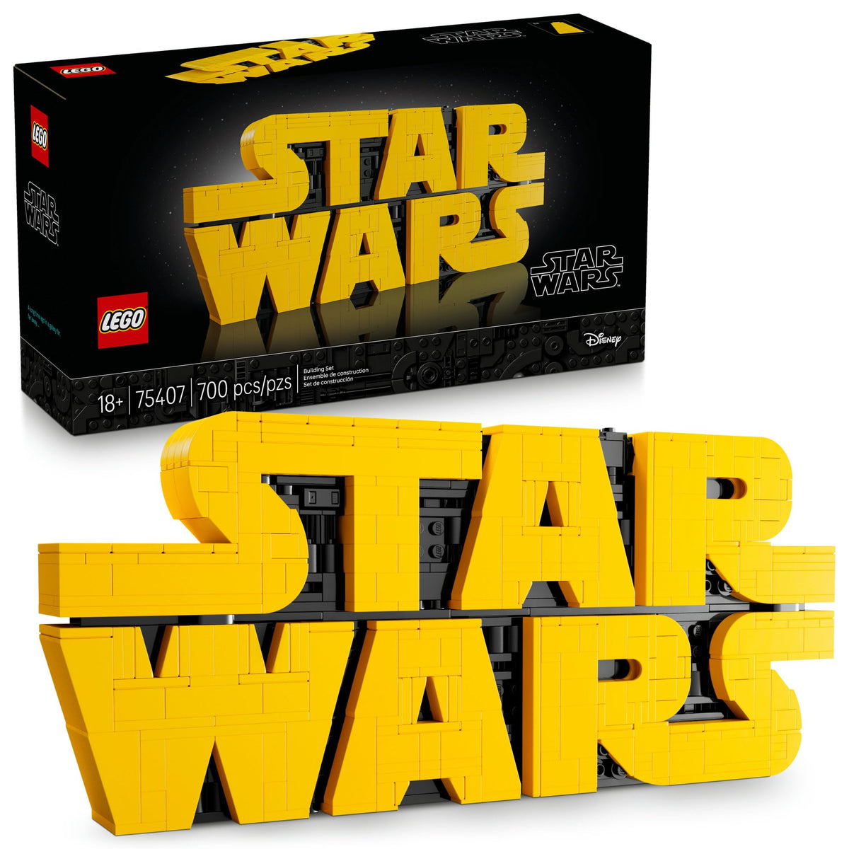 LEGO Star Wars Brick-Built Star Wars Logo, 75407