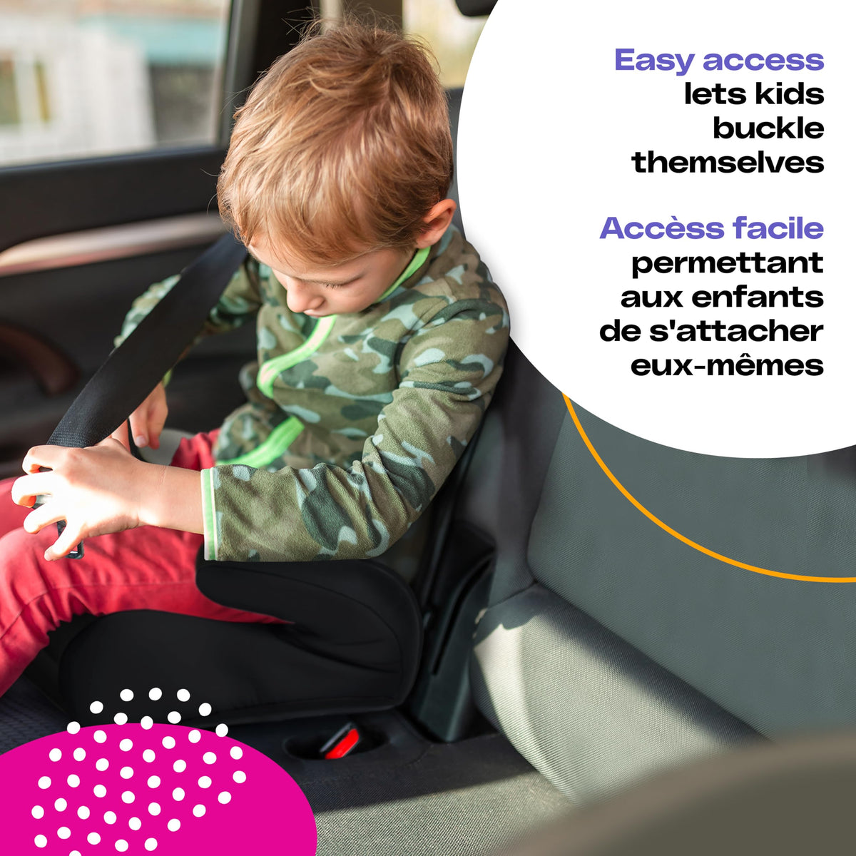 Cosco Kids Topside Backless Booster Car Seat, Tie Dye
