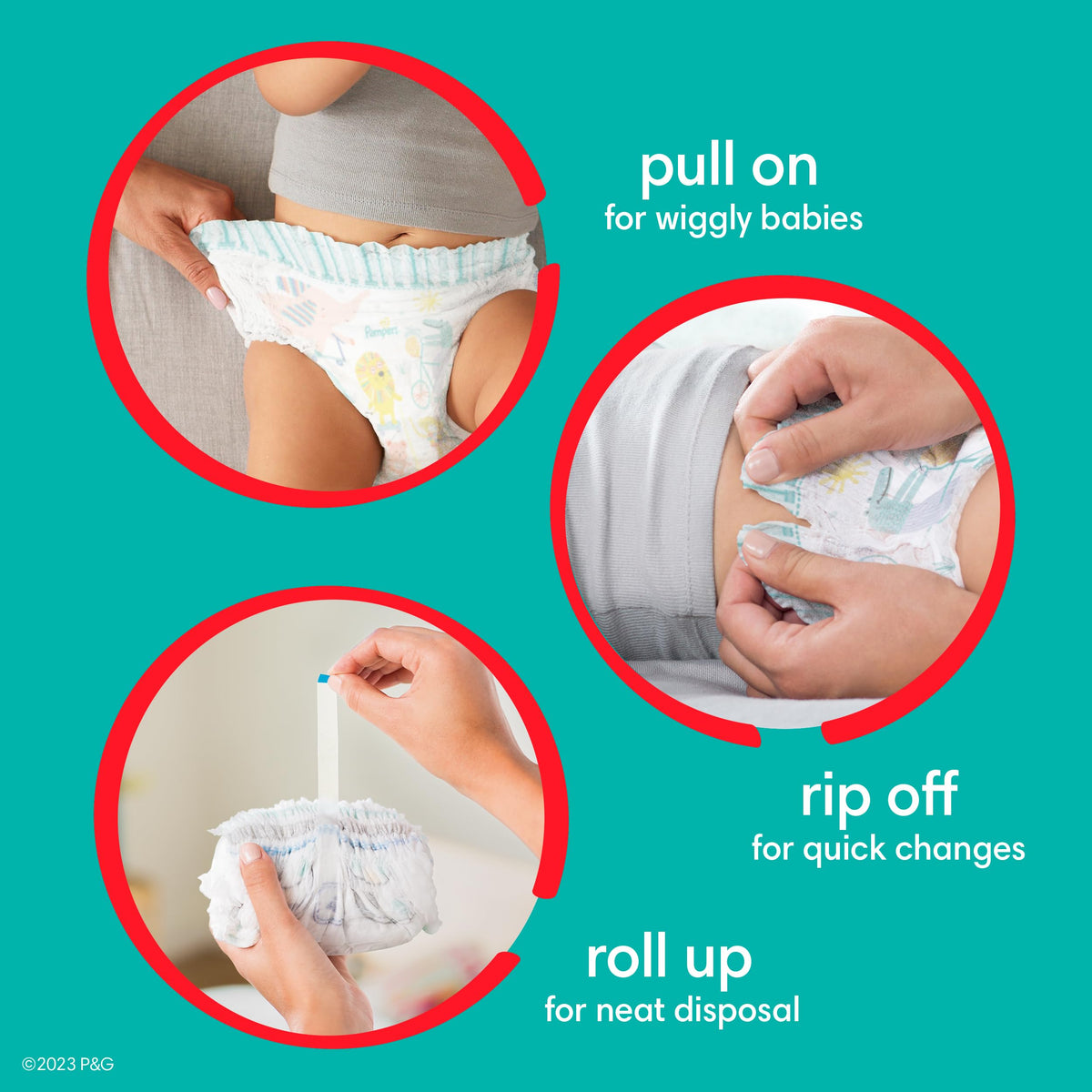 Pampers Cruisers 360 Pull-On Diapers, Size 7, 66 Count