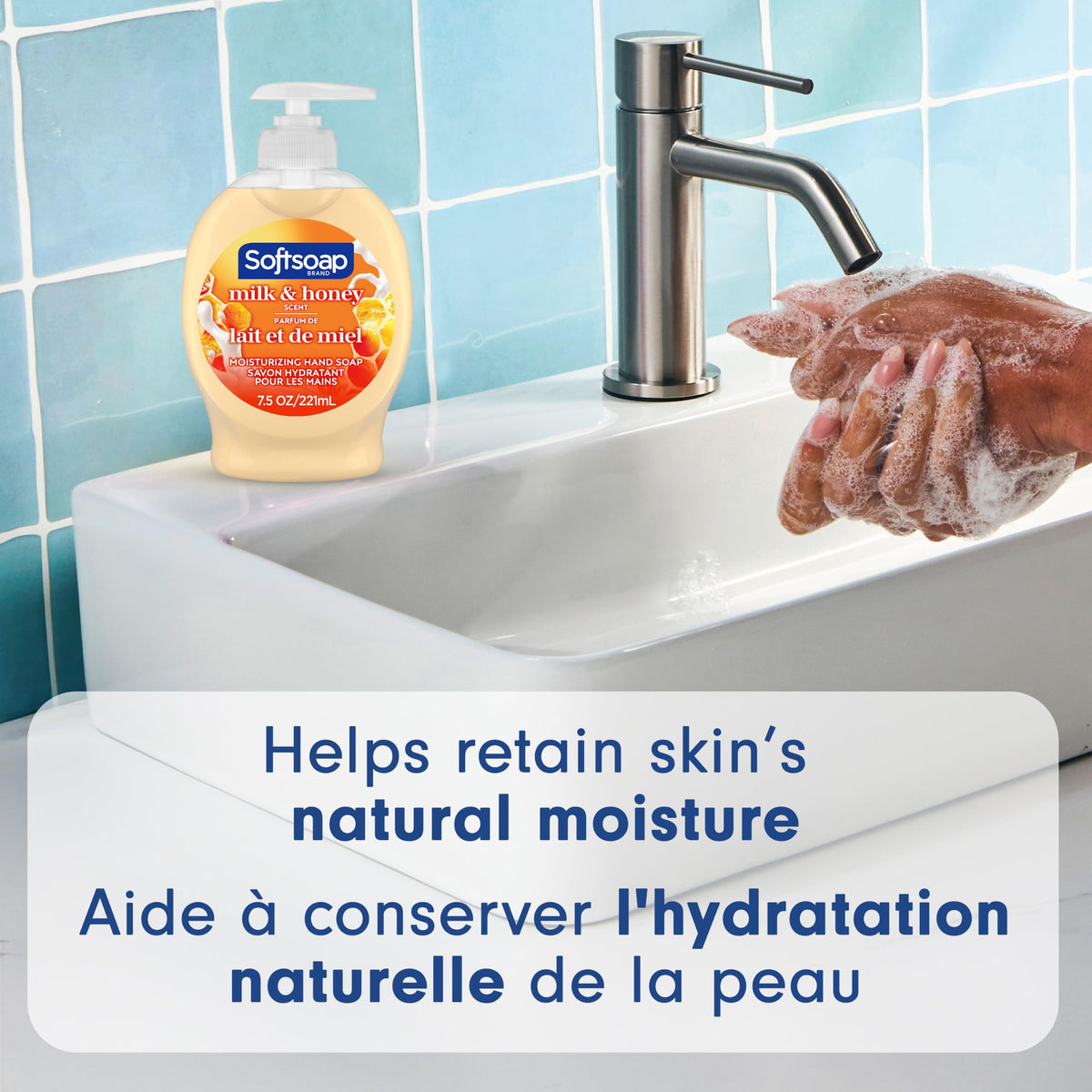 Softsoap Liquid Hand Soap, Milk and Honey, 221mL