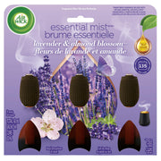 Air Wick Essential Mist Refill, Lavender and Almond Blossom, 3 Count